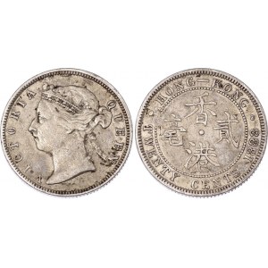 Hong Kong 20 Cents 1888