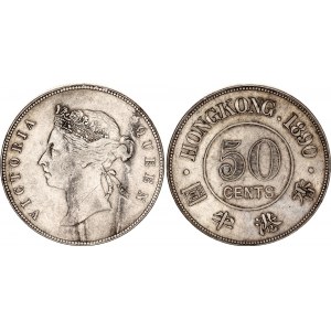 Hong Kong 50 Cents 1890