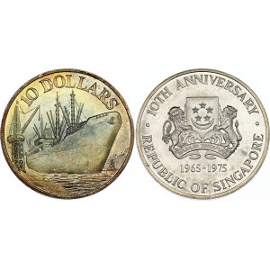 Singapore 10 Dollars 1975