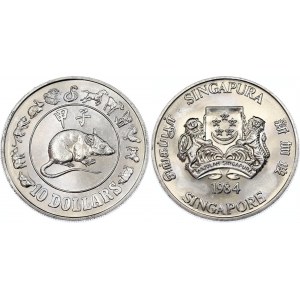 Singapore 10 Dollars 1984