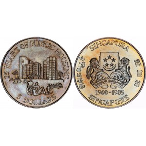 Singapore 5 Dollars 1985