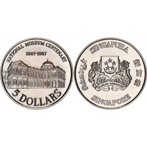Singapore 5 Dollars 1987