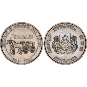Singapore 5 Dollars 1988