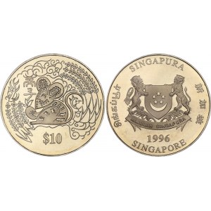 Singapore 10 Dollars 1996
