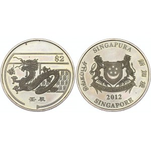 Singapore 10 Dollars 2012