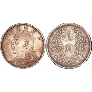 China Republic 1 Dollar 1914 (3) NGC XF 40