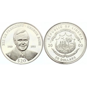 Liberia 20 Dollars 2000