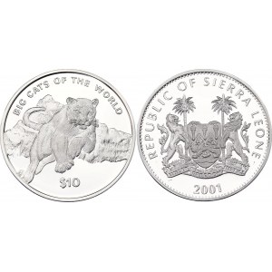 Sierra Leone 10 Dollars 2001