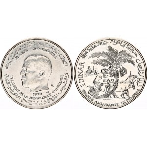 Tunisia 1 Dinar 1970