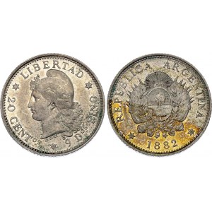 Argentina 20 Centavos 1882