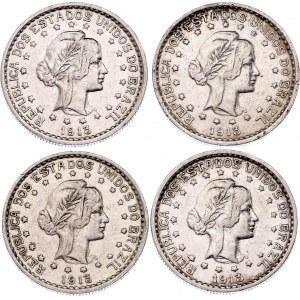Brazil 4 x 500 Reis 1913
