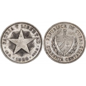 Cuba 40 Centavos 1920