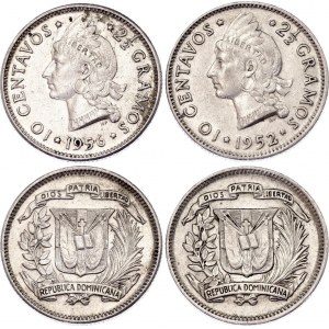 Dominican Republic 10 Centavos 1952 - 1956