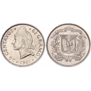 Dominican Republic 25 Centavos 1961