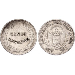 El Salvador 5 Centavos 1911 (1912)