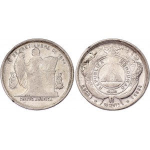 Honduras 50 Centavos 1884