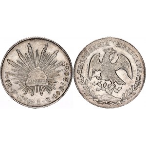 Mexico 8 Reales 1876 Ga IC