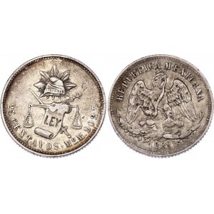 Mexico 25 Centavos 1889 Mo M