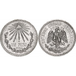 Mexico 1 Peso 1934 M