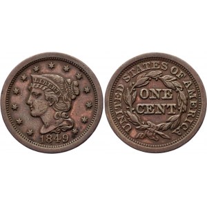 United States 1 Cent 1849
