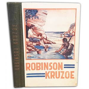 DEFOE - ROBINSON KRUZOE-Gravuren HINTERGRUND