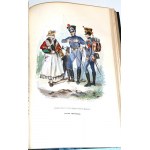 [MUNDURY WOJSK NAPOLEOŃSKICH] SAINT-HILAIRE- HISTOIRE ANECDOTIQUE, POLITIQUE ET MILITAIRE DE LA GARDE IMPERIALE wyd. 1847, 39 akwarel, Napoleon