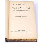 MICKIEWICZ- PAN MICHAEL with illustrations by E. M. Andriolli leather