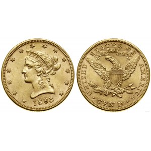 United States of America (USA), $10, 1893, Philadelphia