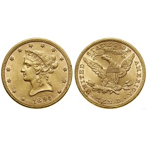 United States of America (USA), $10, 1894, Philadelphia