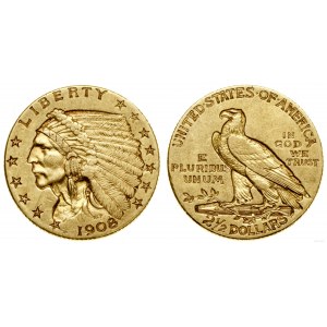 United States of America (USA), $2 1/2, 1912, Philadelphia