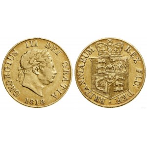 Great Britain, 1/2 pound (1/2 sovereign), 1818, London