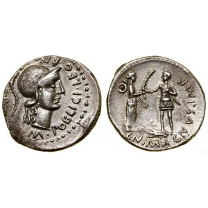 Republika Rzymska, denar, 46-45 pne, Rzym