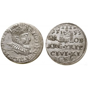 Poland, trojak, 1593, Riga