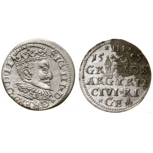 Polen, Trojak, 1595, Riga