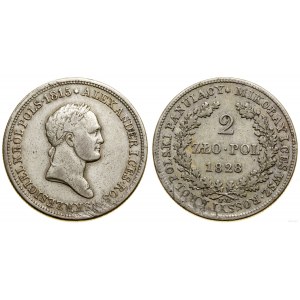 Polska, 2 złote, 1828 FH, Warszawa