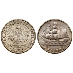 Polen, 2 Zloty, 1936, Warschau