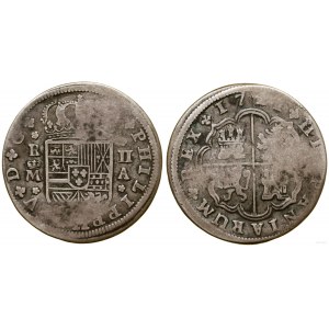 Spain, 2 reals, 1721, Madrid