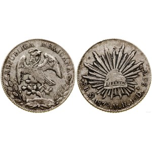 Mexico, 8 reales, 1879 Mo MH, Mexico