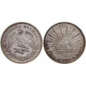 Meksyk, 1 peso, 1904 Mo AM, Meksyk