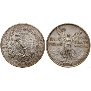 Mexico, 2 peso, 1921 Mo, Mexico