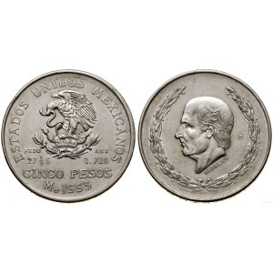 Meksyk, 5 peso, 1953, Meksyk