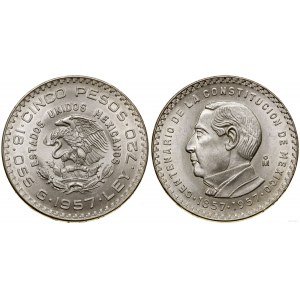 Mexico, 5 pesos, 1957, Mexico