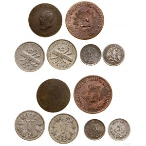 Meksyk, zestaw 6 x 5 centavo