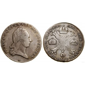 Niderlandy austriackie, talar (Kronentaler), 1795 H, Günzburg