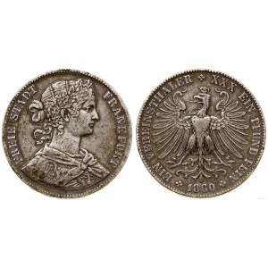 Niemcy, talar (Vereinstaler), 1860, Frankfurt