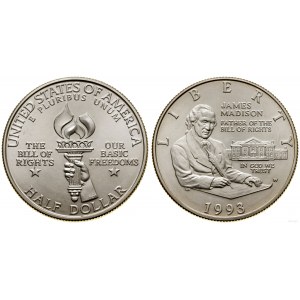 Stany Zjednoczone Ameryki (USA), 1/2 dolara, 1993 W, West Point