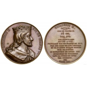 Francja, medal z serii władcy Francji - Childeryk II, 1840