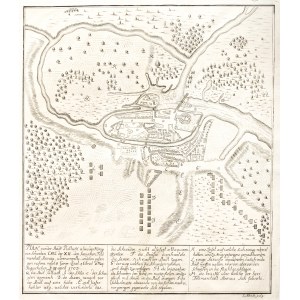 PUŁTUSK. Plan bitwy wojsk szwedzkich i saskich pod Pułtuskiem (V 170 ...
