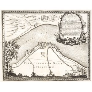 LISEWO MALBORSKIE. Plan umocnień polskich pod Lisewem w 1658 r., ryt. ...