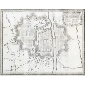 ELBLĄG. Plan miasta i obwarowań, ryt. Francois de Lapointe, rys. Eri ...